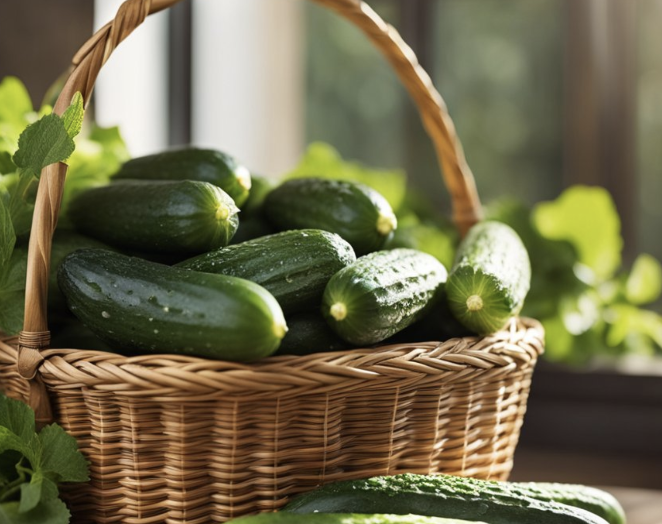 greenhouse cucumbers