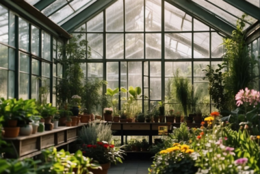 glass greenhouse