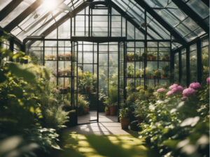 glass greenhouse