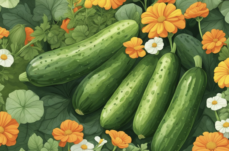 companion plants for cucumbers